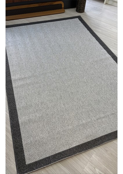 Sisal Gri Salon Halısı Leke Tutmaz Tozumaz Mutfak Halısı Jüt Halı Modelleri