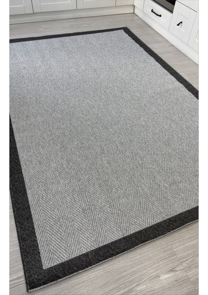 Sisal Gri Salon Halısı Leke Tutmaz Tozumaz Mutfak Halısı Jüt Halı Modelleri
