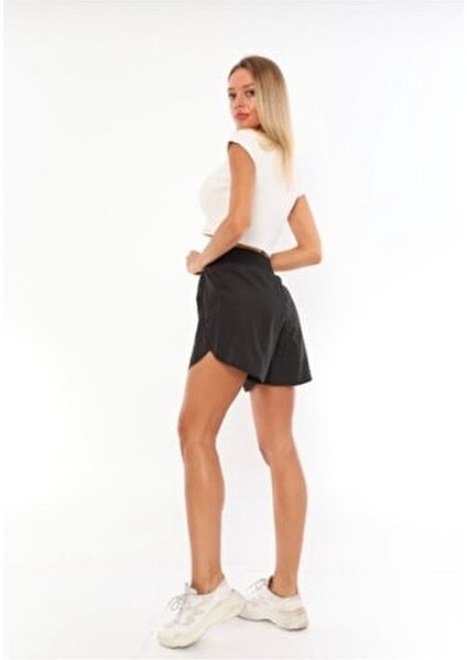 Run Sporcu Taytlı Şort Kadınlar İçin Düz Desenli Rahat Fit Yazlık Tasarım indirimleri