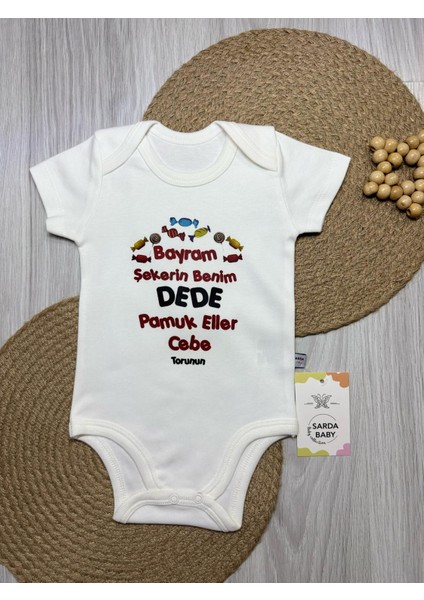 %pamuklu,bayram Şekerin Benim Dede Baskılı Body