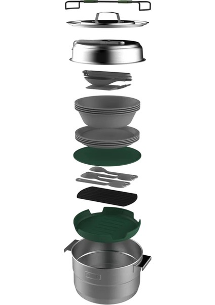 Adventure Kamp Pişirme Seti (21 Parça Set) modelleri