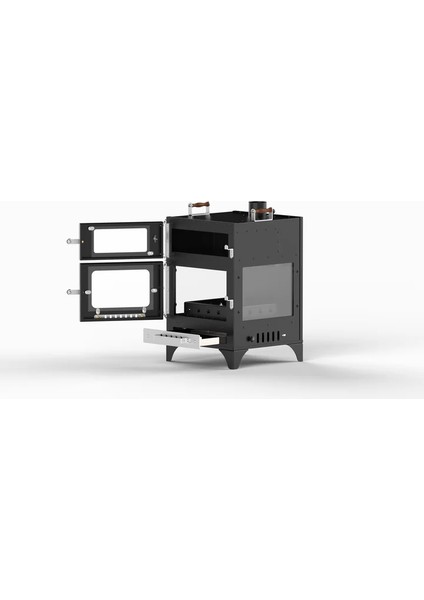 Hot Mood Four Glass Pro Kamp Sobası