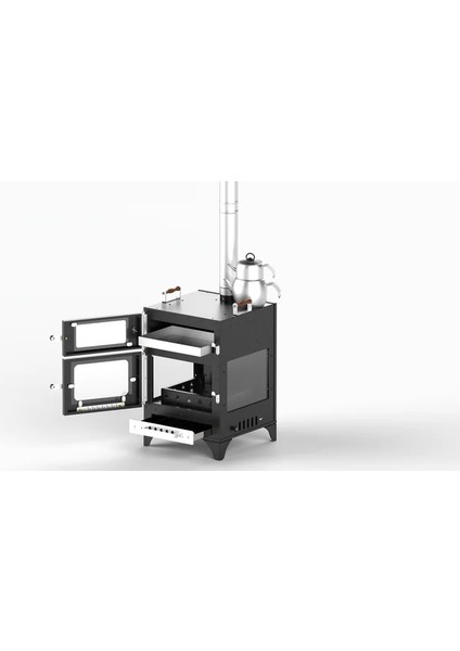 Hot Mood Four Glass Pro Kamp Sobası fiyatları