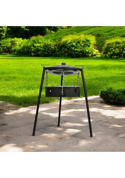 3 Ayaklı Şömine Barbekü Set