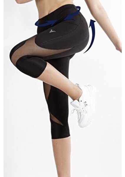 Kadın Kapri Tayt Yüksek Bel ve Toparlayıcı Özelliklerle Şık ve Fonksiyonel modelleri