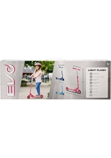 2 Tekerlekli Pembe Scooter Işıklı Özellikleri ile Erken Gelişim İçin Eğlenceli Tasarım