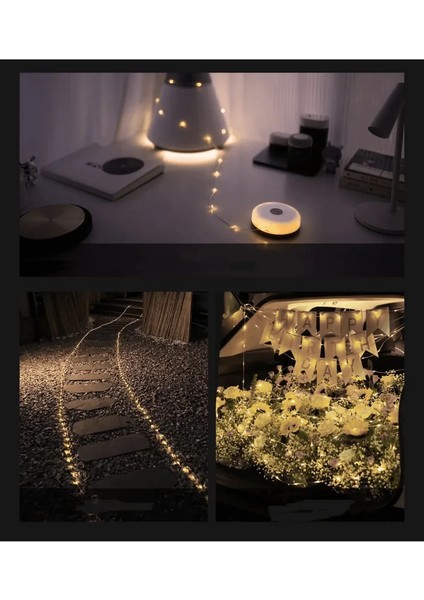 10 Metre LED Kamp Lambası Bej