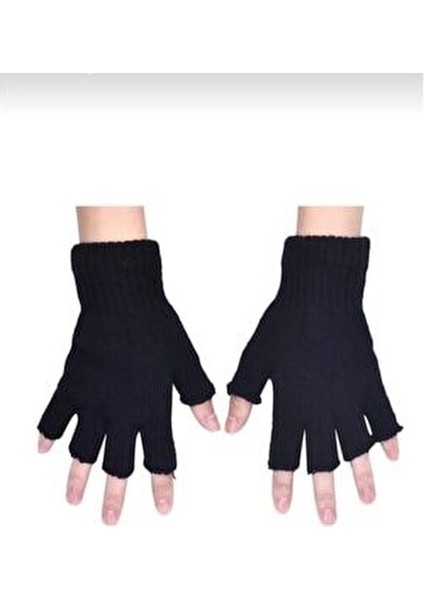 Kesik Parmak Eldiven Erkek, Kadın Parmaksız Eldiven Unisex Parmaksız Eldiven