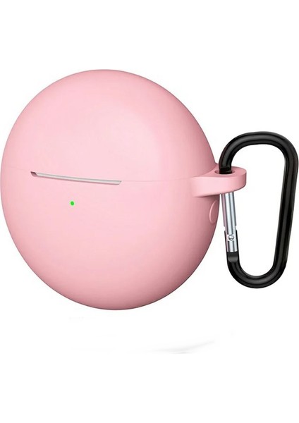 Huawei Freebuds 7i Kulaklık Kılıfı Silikon Pembe