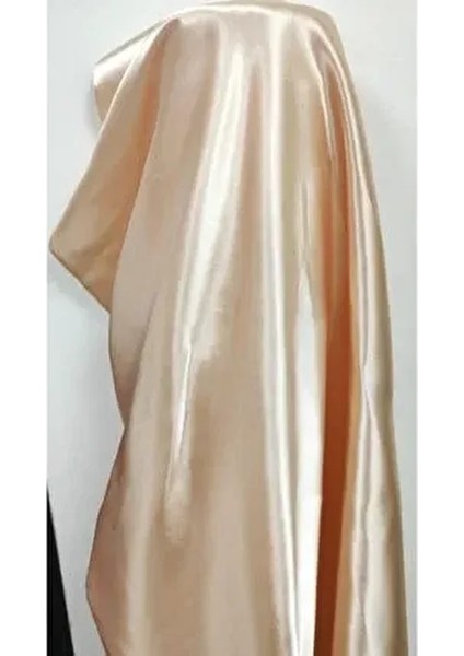 Açık Somon Saten Kumaş