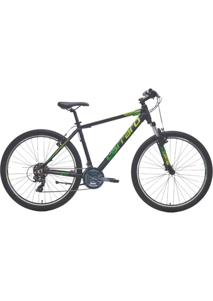 Force 700 V - 27.5 Jant 19'' 48CM (L - Xl) Kadro Dağ Bisikleti - Mat Siyah / Yeşil Gümüş