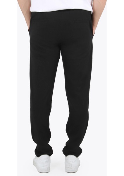 888 Yancep Beli Ipli Lastikli Kumaş Jogger Pantolon