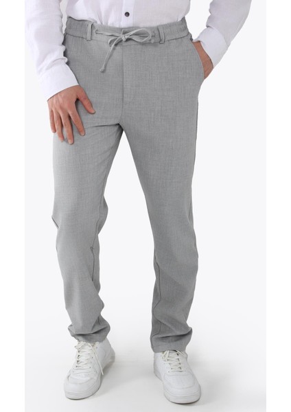 888 Yancep Beli Ipli Lastikli Kumaş Jogger Pantolon indirimleri