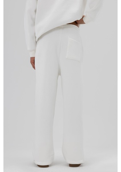 Basic Baggy Eşofman Alt Ekru modelleri