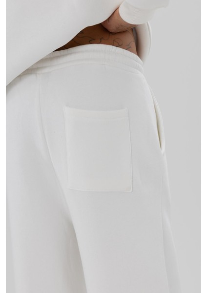 Basic Baggy Eşofman Alt Ekru fırsatları