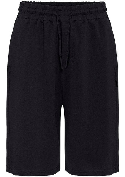 Basic Oversize Şort Takım Siyah indirimleri