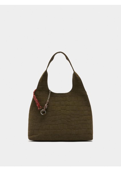 Desenli Shopper Çanta