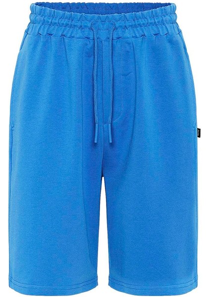 Basic Oversize Şort Takım Mavi fırsatları