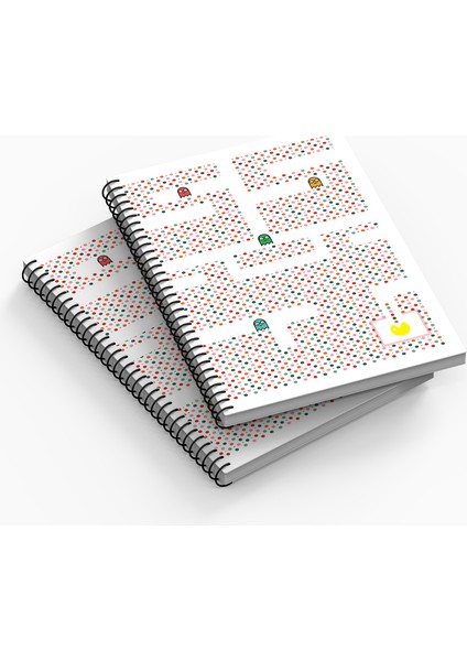 A5 Spiralli Defter Çizgili 96 Sayfa, Pac Man Ikonik Koleksiyon No: 1 Kalın Kapak fiyatları