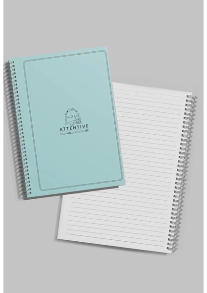 A5 Spiralli Çizgili 96 Sayfa Kalın Karton Kapak Okul Defteri Pastel Seri Carefully fiyatları