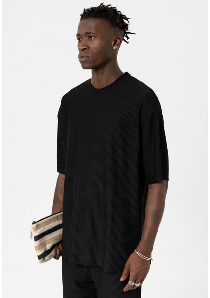 Basic Oversize Ottoman Takım Siyah modelleri