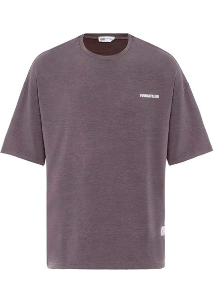 Etiket Detaylı Oversize Modal Kumaş Eşofman Takım Kahve fırsatları