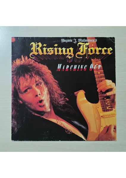 Yngwie J. Malmsteen's Rising Force - Marching Out - 1985 - Dönem Baskı Plak - Longplay - Lp