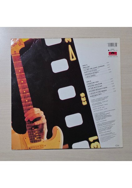 Yngwie J. Malmsteen's Rising Force - Marching Out - 1985 - Dönem Baskı Plak - Longplay - Lp fiyatları