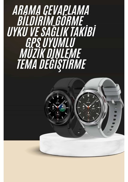 Yeni Nesil Akıllı Saat Çağrı Cevaplayabilen Plastik 47 mm Uyumlu Kordon fiyatları