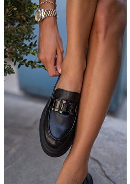 Dimata Kadin Siyah Vegan Deri Ayakkabı indirimleri