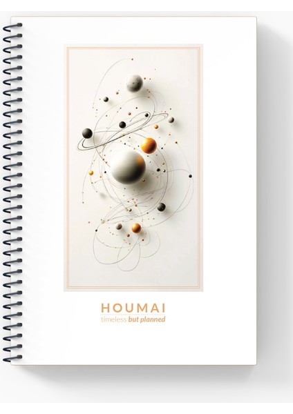 A5 Spiralli Defter 96 Sayfa Çizgili, Houmai Serisi Özel Koleksiyonu,karton Kapak fiyatları