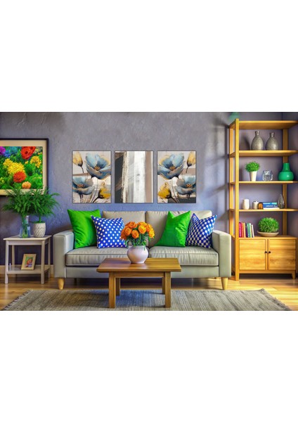 3lü Set Dekoratif Kanvas Tablo modelleri