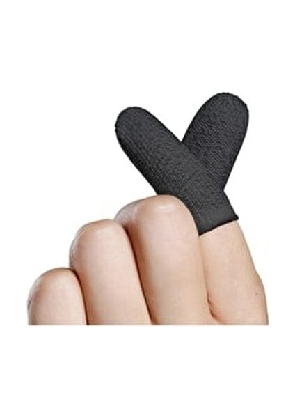 Mobile Pubg Parmaklık Eldiveni Siyah Renkli Oyun İçin Yüksek Performanslı Aksesuar