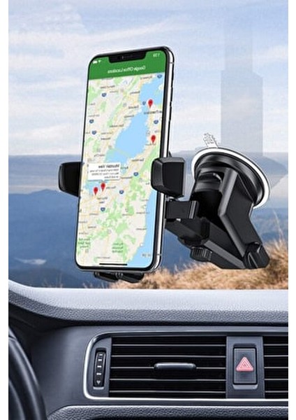 Tüm Telefonlara Uyumlu Araba Akrobat Telefon Tutucu Torpido Vakumlu Araç Içi Tutacağı