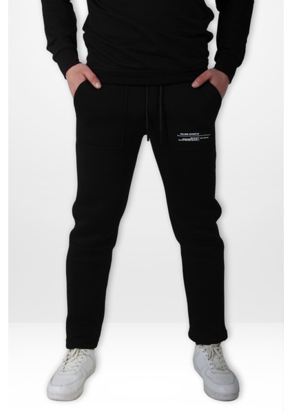 KA121 Kompak 3 İp Ön Arka Cep Yapıştırma Paça Reşme Eşofman Altı