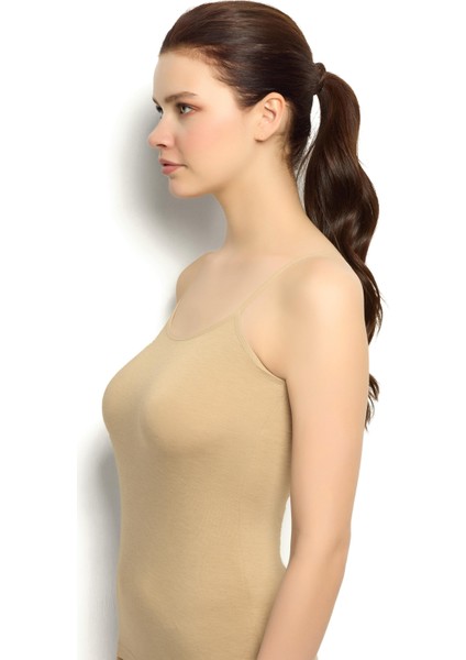 Kadın Likralı Pamuklu Ip Askılı Atlet modelleri