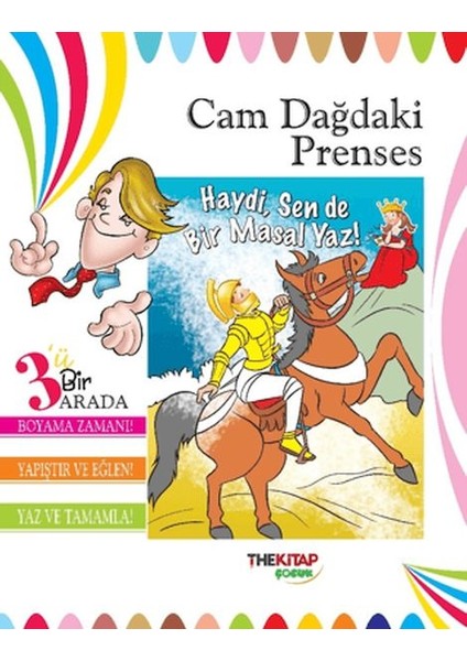 Cam Dağdaki Prenses (Üçü Bir Arada Etkinlik Kitabı)