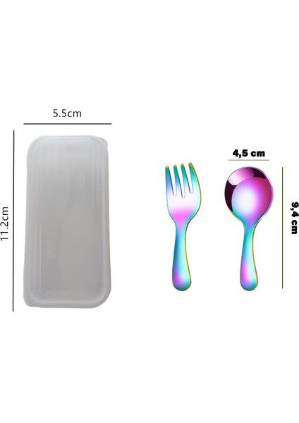 Mavi Renk Premium Çocuk Paslanmaz Çelik Uçlu Çatal-Kaşık Set 24+ Ay fiyatları