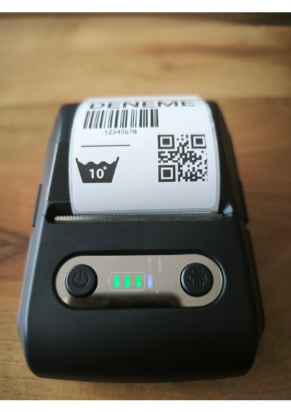 Bluetooth Taşınabilir Termal Etiket Yazıcı 58MM
