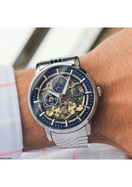 RWA143834 Çelik Kordonlu Otomatik Erkek Kol Saati indirimleri