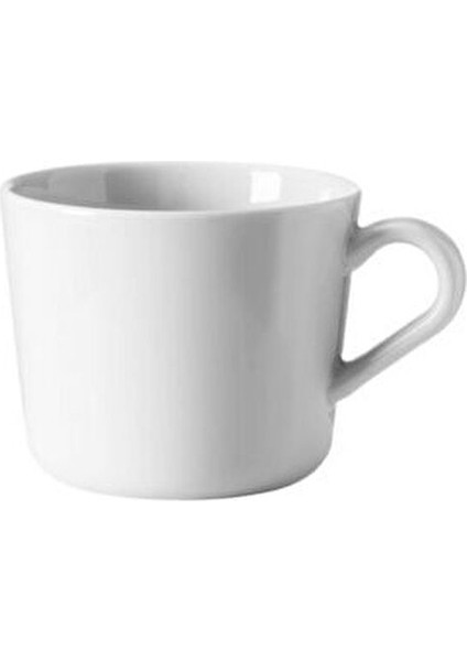 2 Adet Beyaz Porselen Kupa 24 cl Yükseklik: 7 cm fırsatları