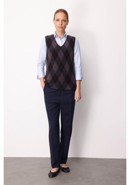 Kadın Baklava Desenli Süveter 17 fiyatları