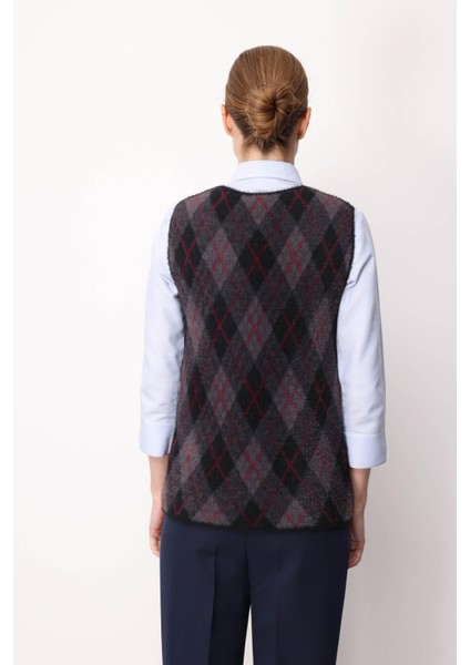 Kadın Baklava Desenli Süveter 17 modelleri