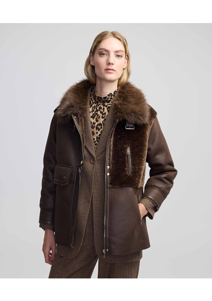 Karma Cepli Suni Kürk Mix Mont IW6240012205074