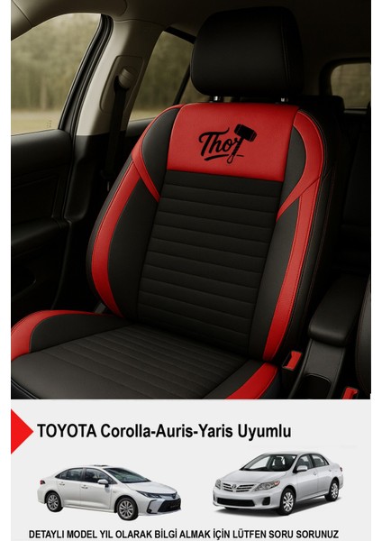 Thor Tay Tüyü Oto Koltuk Kılıfı (Toyota Corollo-Auris-Yaris Uyumlu)