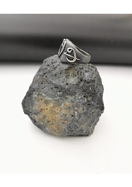 Gümüş Elif-Vav Simgeli Erkek Yüzük ERKEKYÜZÜK88 modelleri