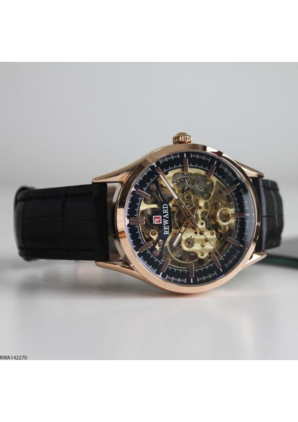 RWA142270 Deri Kordonlu Otomatik Erkek Kol Saati fiyatları
