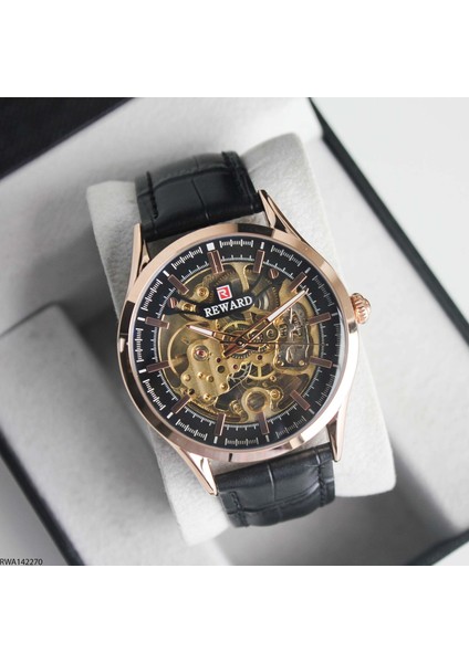RWA142270 Deri Kordonlu Otomatik Erkek Kol Saati modelleri