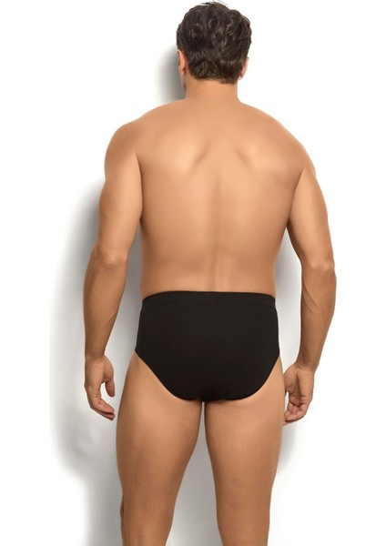 Erkek 3'lü Yok Gibi İz Yapmayan Lastik Modal Pamuklu Slip Külot