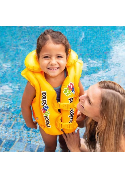 Çocuk Can Yeleği - Intex - Yakalı - Sarı (58660) fiyatları